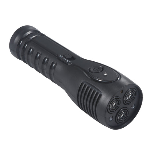 KFX-5503549 Handheld Ultrasonic Dog Dispeller with Three-Head Design, Adjustable for Training