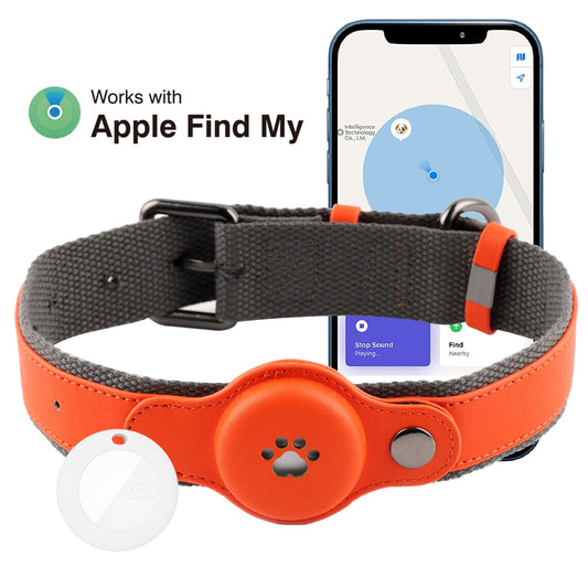 KFX-5508029 Anti-Lost Pet Positioning Collar with Locator Pendant - Multiple Color Options Available