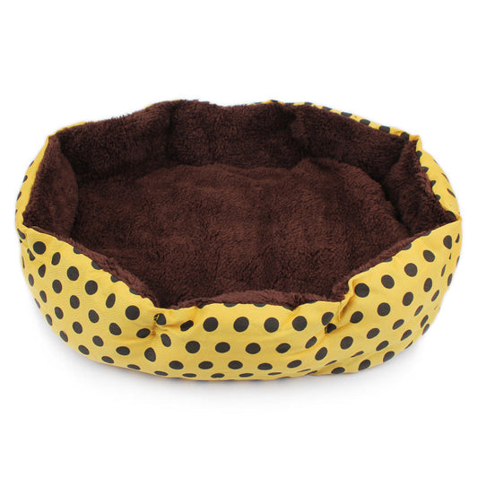 KFX-5510077 Cozy Soft Fleece Pet Bed - Warm Cat & Dog Bed in Multiple Colors, 35cmx30cm