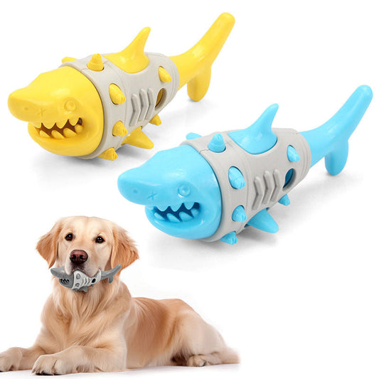 KFX-5513277 Dog Teething Shark-tooth Inspired Bite-resistant Chew Toy for Dental Health