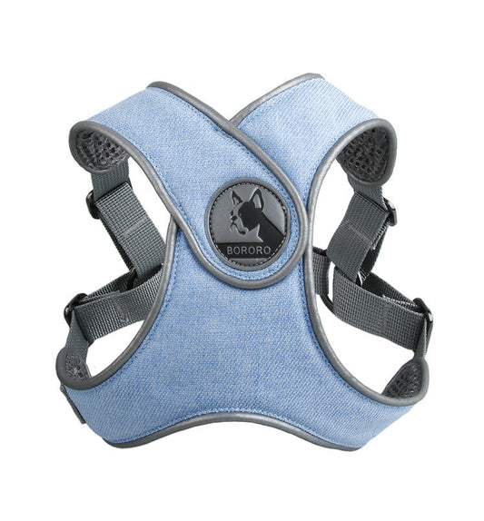 KFX-5515069 Breathable Cationic Mesh Harness for Small and Medium Dogs - Adjustable Size Options