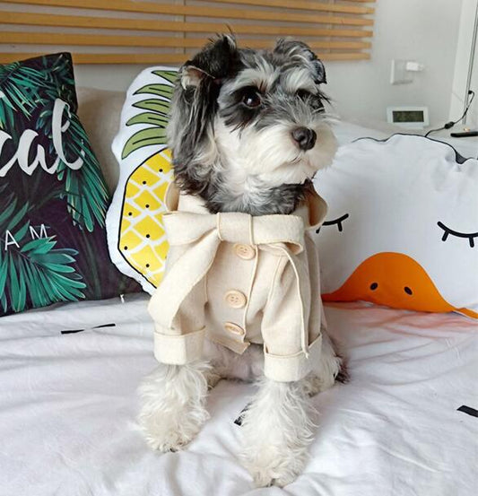 KFX-5529661 Cozy Woolen Coats for Dogs and Cats - Fall/Winter Collection in Various Colors and Sizes