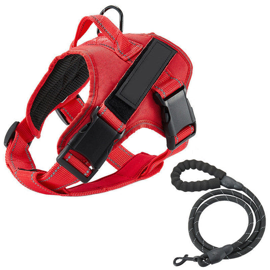 KFX-5559357 Adjustable Dog Vest Harness with Reflective Straps for Small to Large Breeds