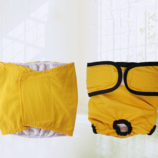 KFX-5597373 Washable Pet Menstrual Panties - Available in Various Colors and Sizes