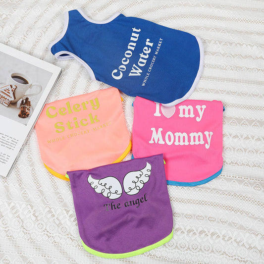 KFX-5604157 Cute Casual Printed Pet Dog Vest in Multiple Designs and Sizes