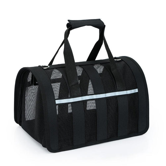 KFX-5610557 Space Capsule Portable Pet Carrier with Geometric Pattern in Multiple Sizes