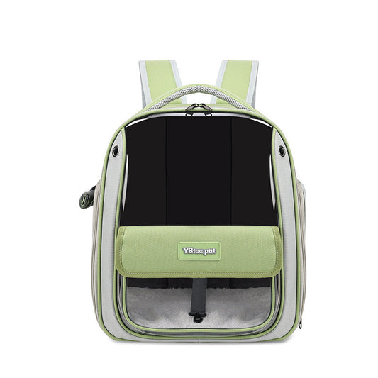 KFX-5616317 Large Capacity Breathable Panoramic Pet Carrier Bag - Lightweight Oxford Fabric