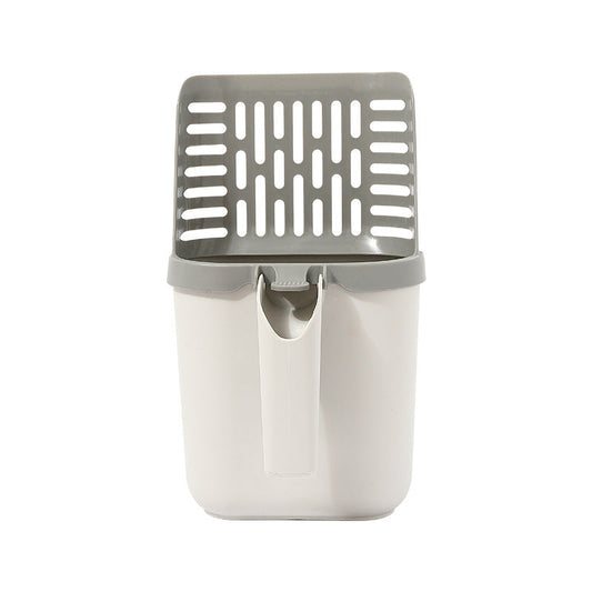KFX-5647677 Integrated Cat Litter Scoop and Storage Box for Easy Cleaning
