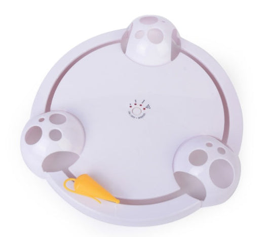KFX-5668925 Carousel Play Disk for Active Mice - Fun Electric Toy Castle for Pets (32 x 7 cm, Plastic)