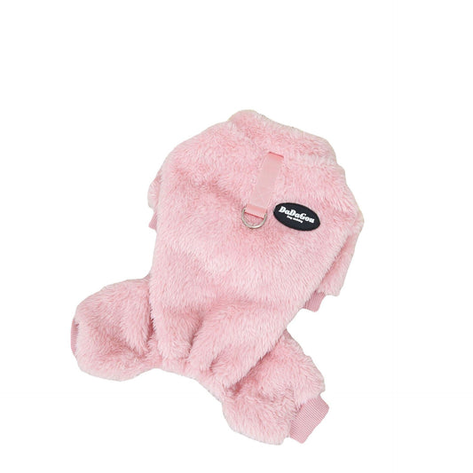 KFX-5674045 Cozy Coral Fleece Fluffy Coat for Small Dogs - Available in Brown, Pink, Gray