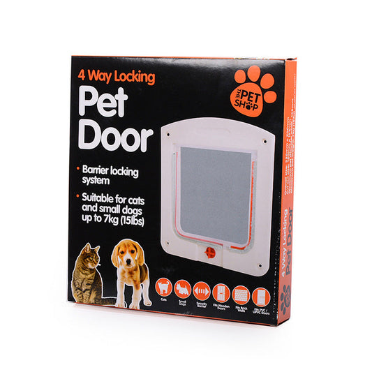 KFX-5712573 Controllable Two-Way Pet Door for Easy Entry and Exit - Solid Color Options Available