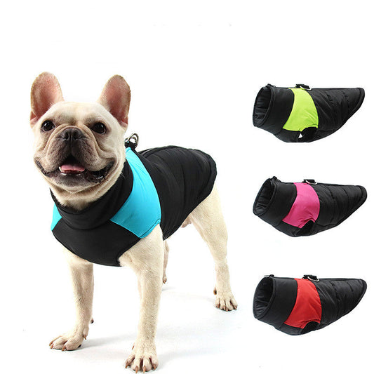 KFX-5728061 Warm Cotton Pet Vest - Stylish, Windproof, and Comfortable for All Sizes