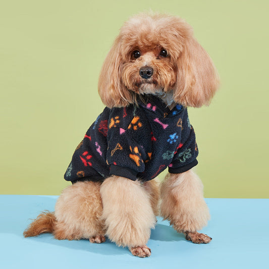 KFX-5728445 Cozy Plaid Hoodie for Pets in Various Colors and Sizes