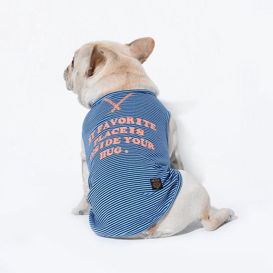 KFX-5730237 Casual Cartoon Pet Vest for Spring and Summer in Multiple Colors and Sizes