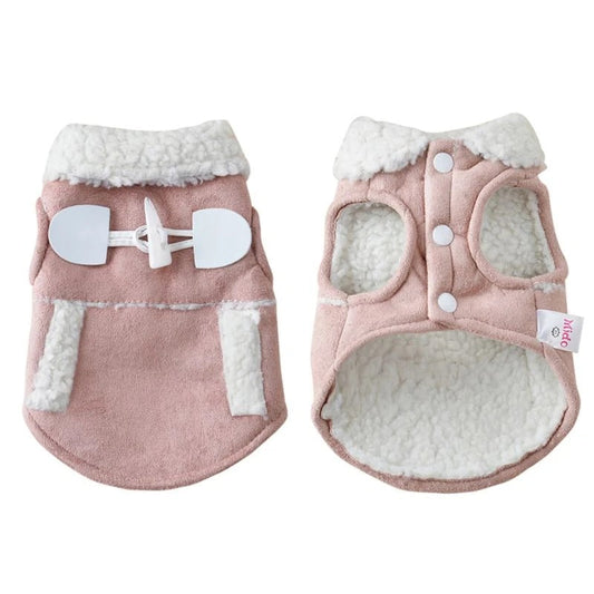 KFX-5734077 Cozy Lamb Velvet Dog Costume for Small Pets