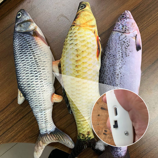 KFX-5757501 Electric Jumping Fish Toy for Cats – Safe, Durable, and Engaging Interactive Pet Plaything