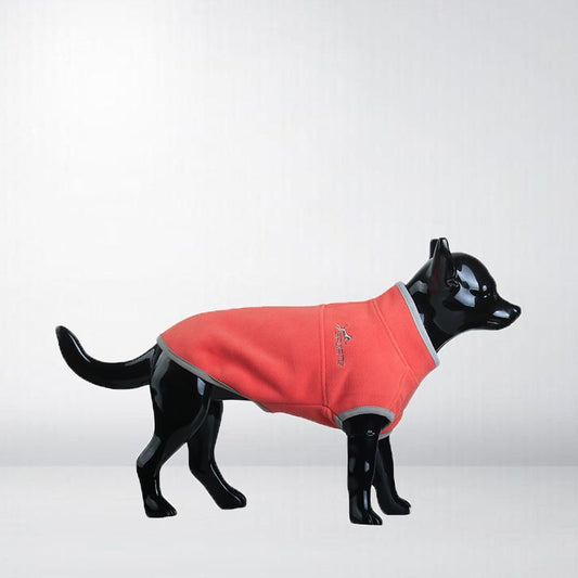 KFX-5770557 Cozy Thick Polar Fleece Pet Sweater with Zipper Stand Collar in Multiple Colors