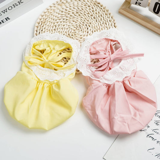 KFX-5772733 Lightweight Summer Cat Clothes in Yellow and Pink - Available in S, M, L, XL