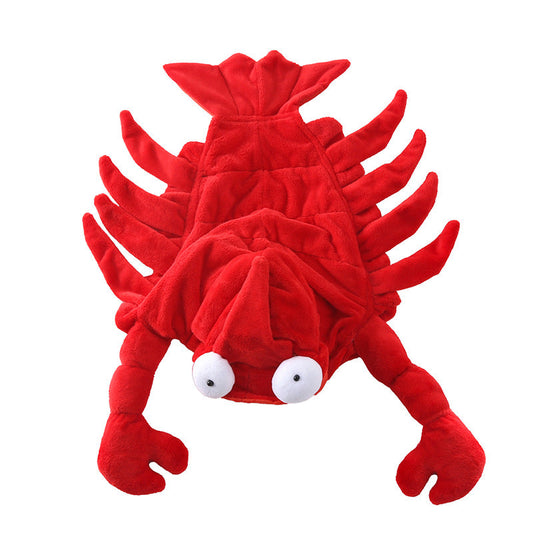 KFX-5782077 Red Aussie Dragon Pet Costume for Halloween - Sizes S, M, L, XL