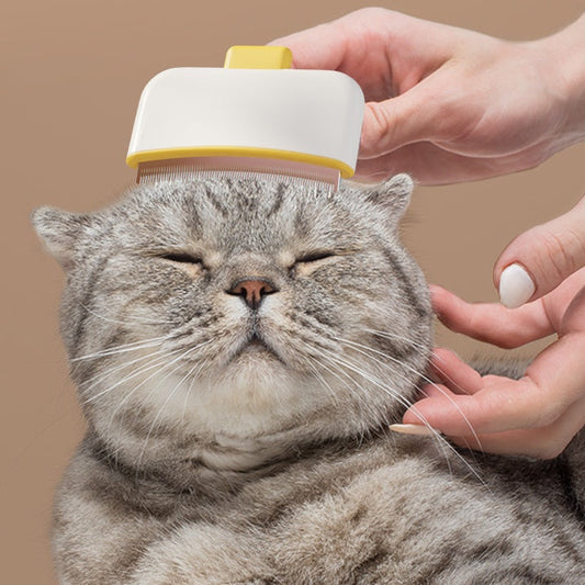 KFX-5785277 Stainless Steel Needle Comb for Cats and Dogs - Versatile Elbow and Straight Design