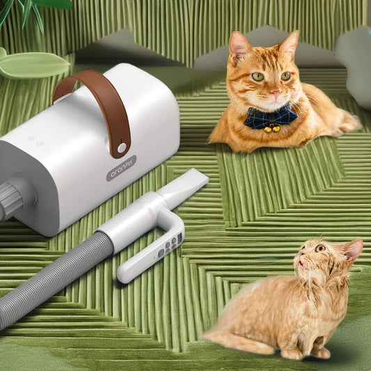 KFX-583123 4-in-1 Pet Grooming Kit with Hair Removal Mitts & Rollers for Cats and Dogs