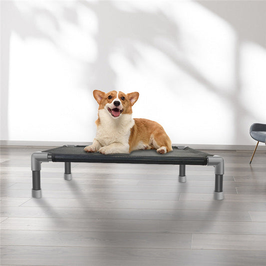 KFX-5840957 Moisture-Proof Detachable Pet Bed for Dogs and Cats - Black, 62x53x13 cm