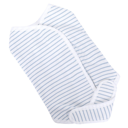 KFX-5841853 Casual Blue and White Stripe Sterilization Clothes for Cats - Various Sizes Available