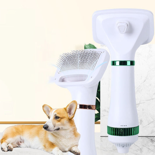 KFX-5850813 Pet Hair Dryer for Dogs and Cats - Integrated Hot Air Comb with Three Gear Adjustment