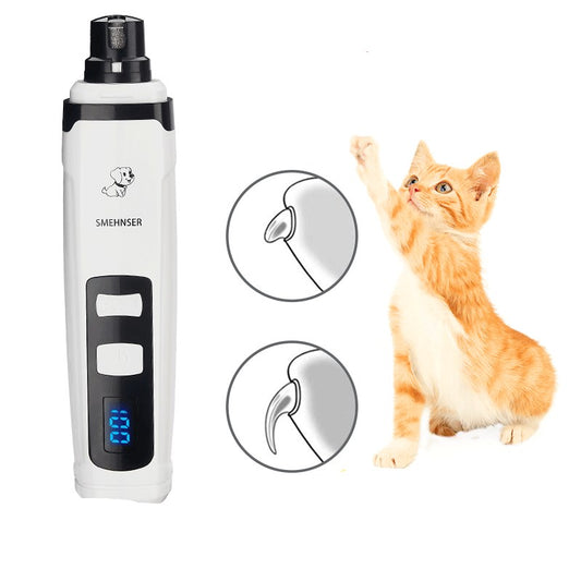 KFX-5904829 Electric Pet Nail Grinder with 2200mAh Battery for Safe Grooming