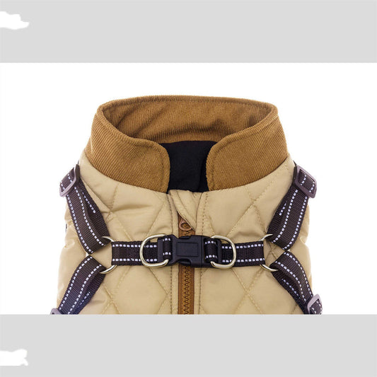 KFX-5926077 Warm Polar Fleece Dog Jacket for Autumn and Winter in Multiple Sizes and Colors