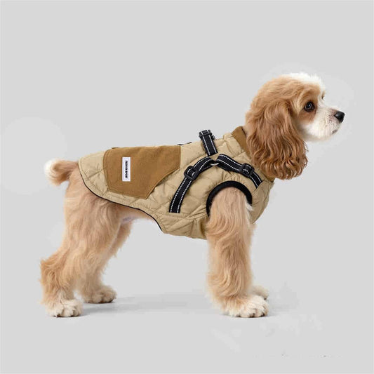 KFX-5926077 Warm Polar Fleece Dog Jacket for Autumn and Winter in Multiple Sizes and Colors