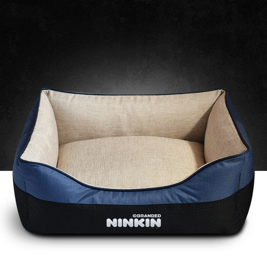 KFX-5930301 Removable and Washable Pet Bed for Bichon, Pitbull, Schnauzer, Shiba Inu, Samoyed, Labrador, Golden Retriever - Multiple Sizes Available