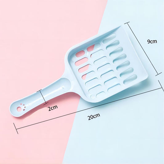 KFX-5939261 Cat Litter Scoop - Plastic Sand Shovel for Easy Pet Waste Cleaning, 20x9x2cm