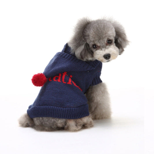 KFX-5963197 Cozy Pet Sweater in Multiple Colors - Soft Polyester Fabric, Various Sizes Available