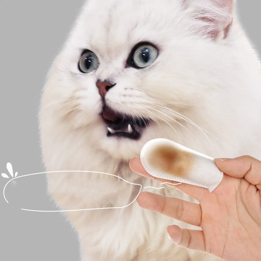 KFX-6005181 Pet Oral and Dental Cleaning Wipes for Cats and Dogs - 50 Count Fresh Breath and Gum Care