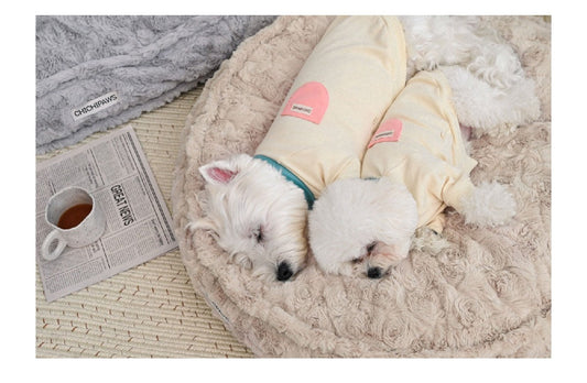 KFX-6047677 Deep Sleeping Dog Nest in Suede with PP Cotton Lining - Available in Small, Medium, and Large