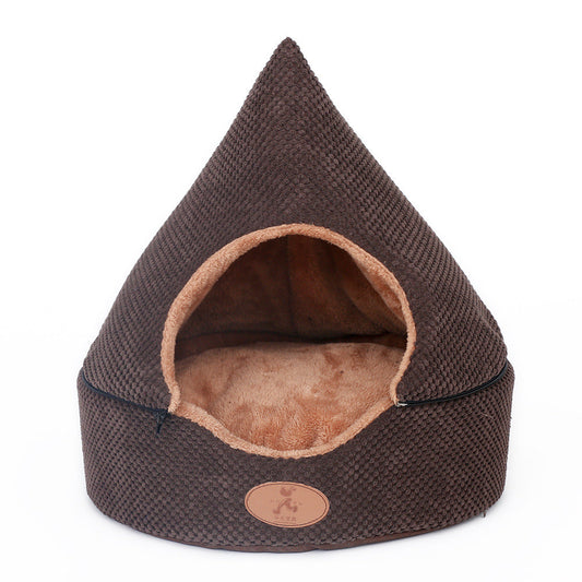KFX-6066749 Cozy Pet Nest Cat Litter Yurt - Available in Small, Medium, Large Sizes