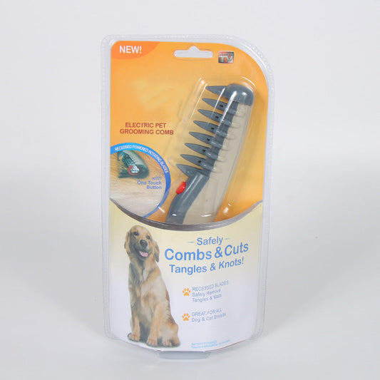 KFX-6068669 Cat Comb for Efficient Hair Removal – Plastic Cleaning Tool for Dogs