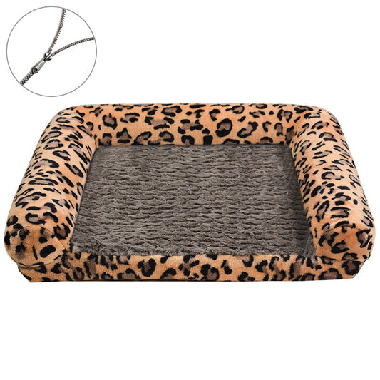 KFX-6072893 Removable and Washable Cartoon Footprint Pet Sofa for Dogs