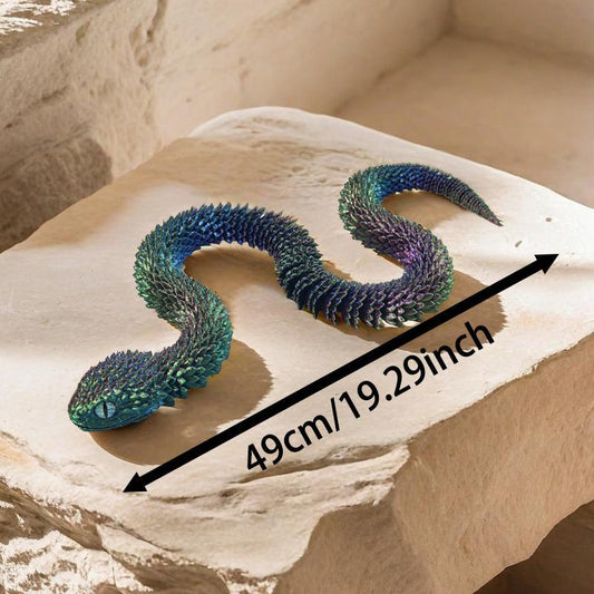 KFX-6094909 Creative Snake-Shaped High-Fidelity Ornament for Living Room and Study Decor