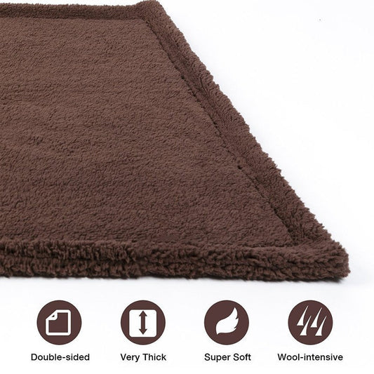KFX-6096701 Cozy Plush Pet Blanket for Dogs and Cats - Various Sizes Available