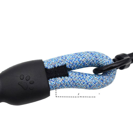 KFX-6104893 Linen Nylon Round Rope Pet Traction Set with Adjustable Chest Strap, Multiple Color Options