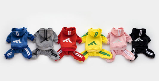 KFX-6121277 Cozy Cotton Dog Hoodie with Size Options for Pets