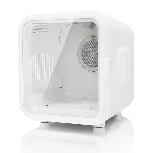 KFX-612435 Smart Quiet Pet Grooming Hair Dryer with Eco-Friendly ABS Drying Box for Small Animals, Dogs & Cats