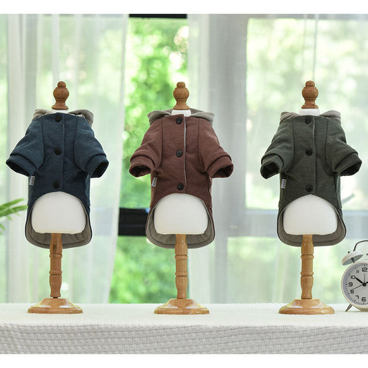 KFX-6134973 Casual Dog Leg Clothing for Autumn and Winter in Chestnut Red and Army Green