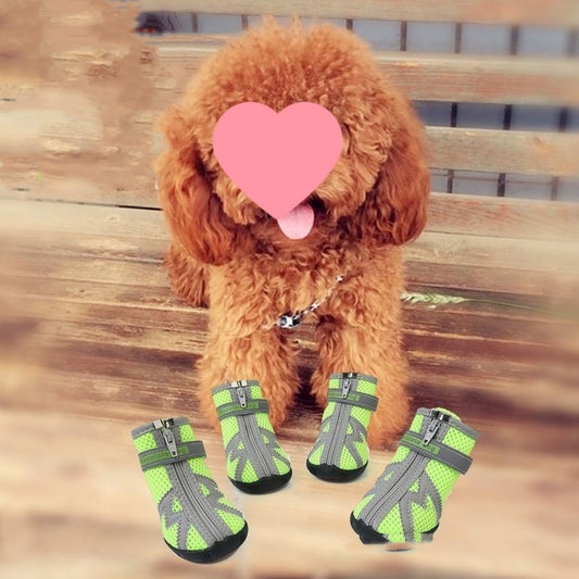 KFX-6135229 Waterproof Breathable Non-Slip Dog Shoes for Winter & Outdoor Adventures