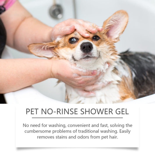 KFX-6136253 Water-Free Pet Cleaning Mousse with Aloe Extract - 150ml Deodorizing Formula for Easy Decontamination