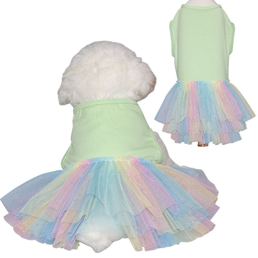 KFX-6156221 Colorful and Comfortable Pet Gauze Skirt for Dogs in Various Sizes