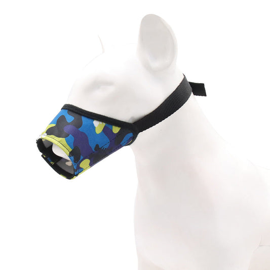 KFX-6170813 Adjustable Anti-Bite & Anti-Barking Dog Mouth Cover - Oxford Cloth for Medium and Large Dogs