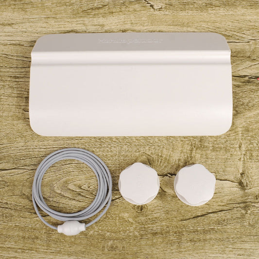 KFX-6171325 Pet Self-Opening Auxiliary Door - White Plastic Door for Pets, Automatic Closing Feature